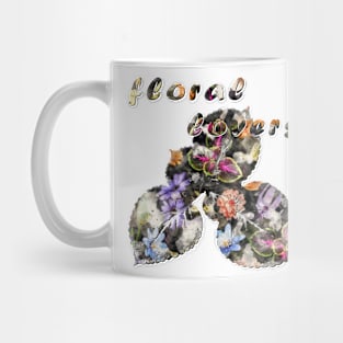 Hard Watercolor Floral Pattern Mug